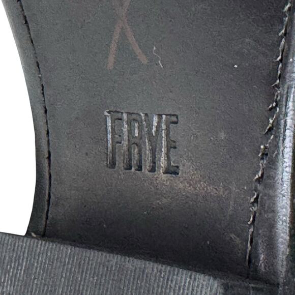 Frye Billy Short Western Leather Booties Boots Womens Size 8 Silver Pewter - Picture 15 of 16